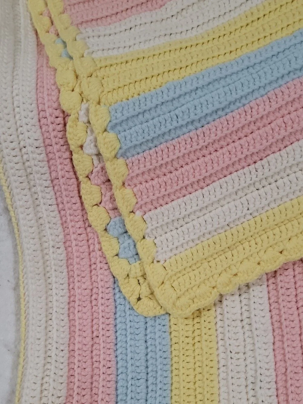 Handmade crochet blanket